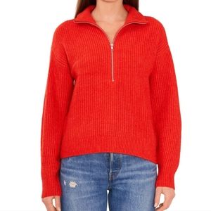 NWT Vince Camuto women ’s half zipup sweater sz small